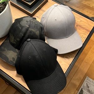 3 Lids Full Back Hats - Size Small/Medium